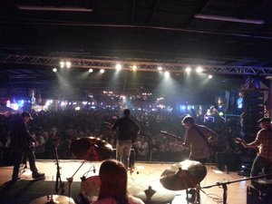 Bryant Carter Band — full stage, packed venue